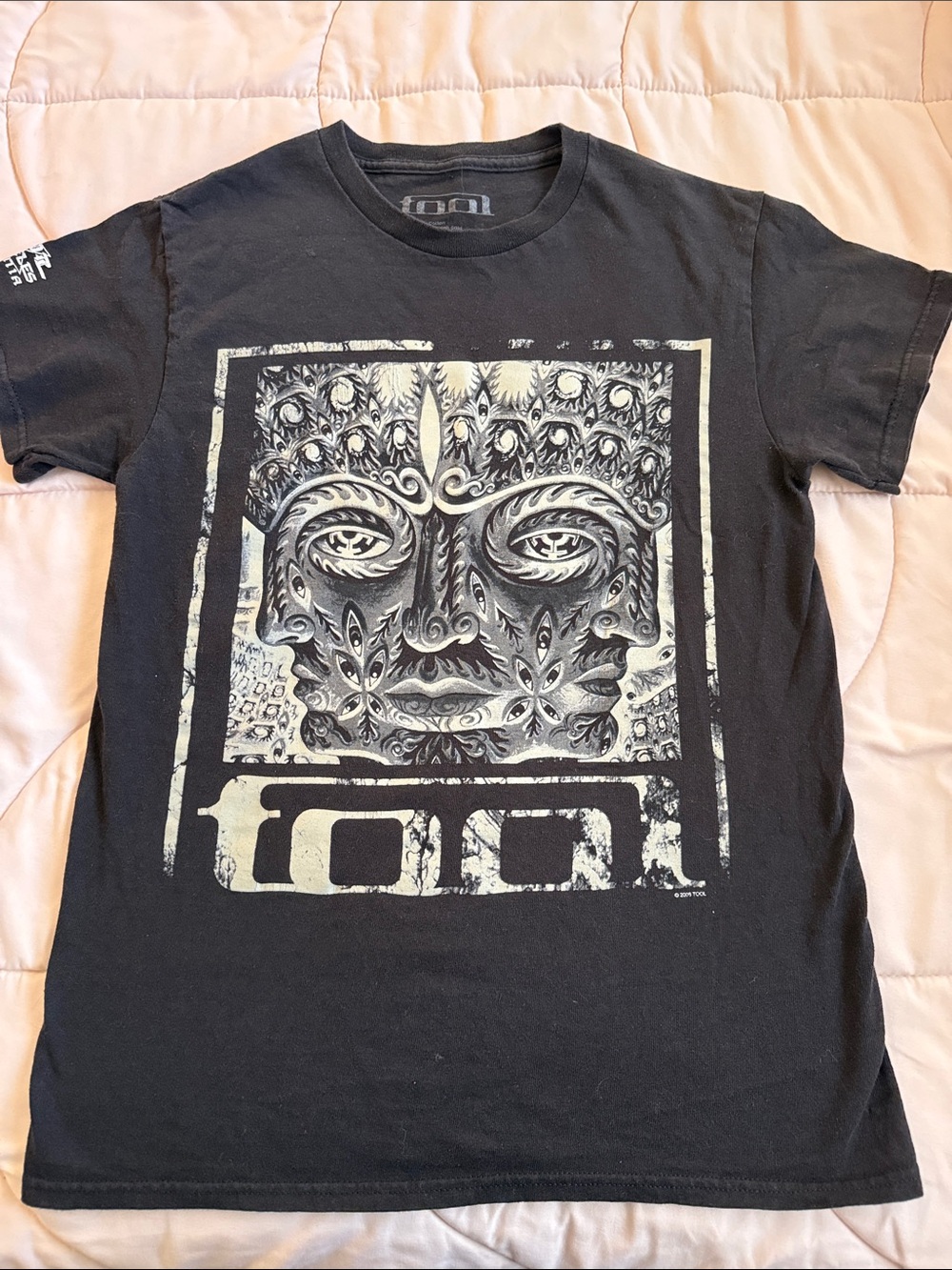 Black Graphic Band Tee - Black